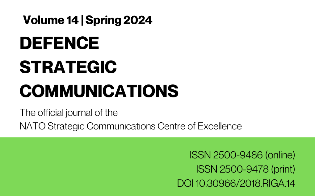 Defence Strategic Communications | Volume 14, Spring 2024